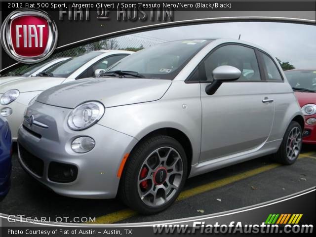 2012 Fiat 500 Sport in Argento (Silver)