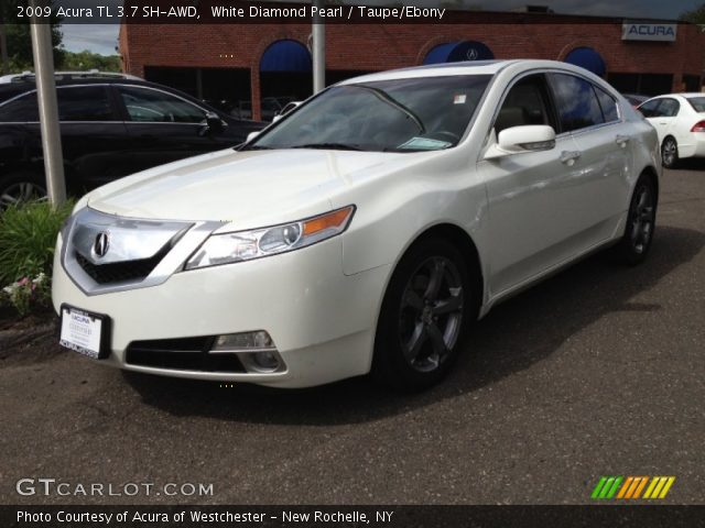 2009 Acura TL 3.7 SH-AWD in White Diamond Pearl