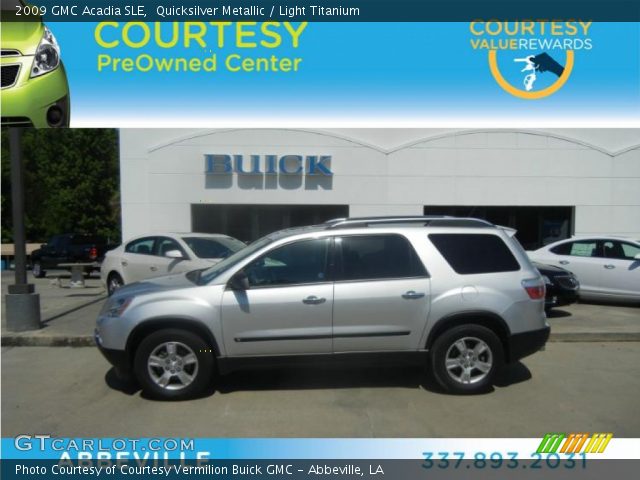 2009 GMC Acadia SLE in Quicksilver Metallic