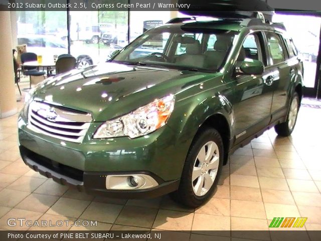 2012 Subaru Outback 2.5i in Cypress Green Pearl