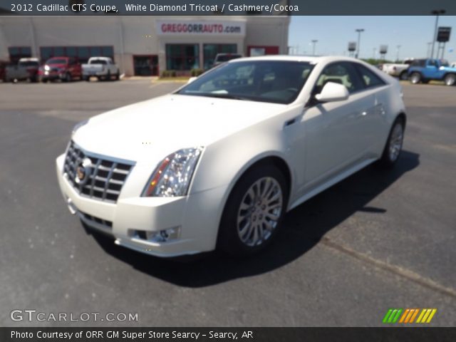 2012 Cadillac CTS Coupe in White Diamond Tricoat