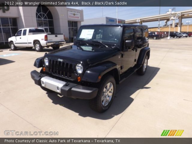 2012 Jeep Wrangler Unlimited Sahara 4x4 in Black