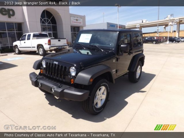2012 Jeep Wrangler Sport 4x4 in Black