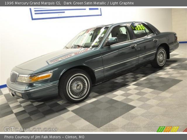 1996 Mercury Grand Marquis GS in Dark Green Satin Metallic