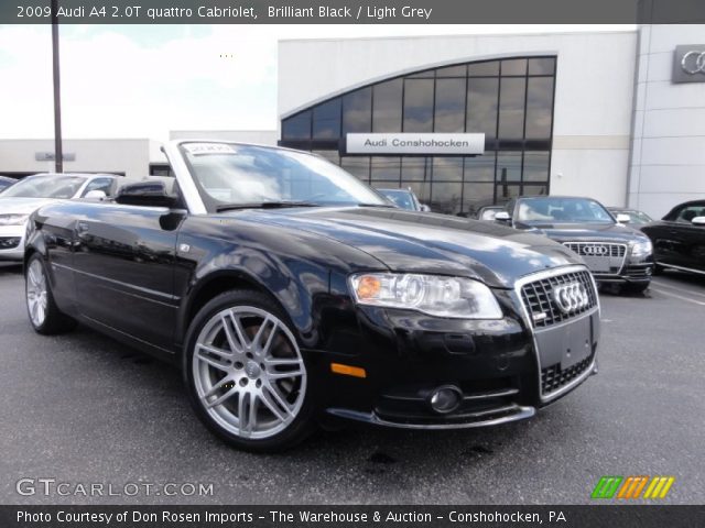 2009 Audi A4 2.0T quattro Cabriolet in Brilliant Black