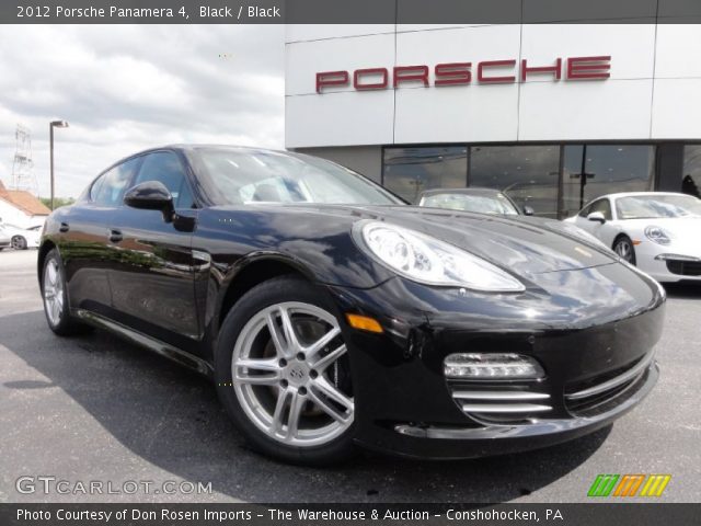 2012 Porsche Panamera 4 in Black