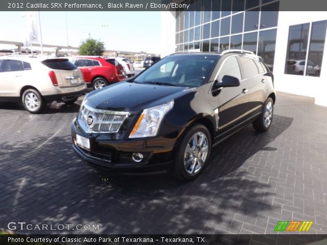 2012 Cadillac SRX Performance in Black Raven