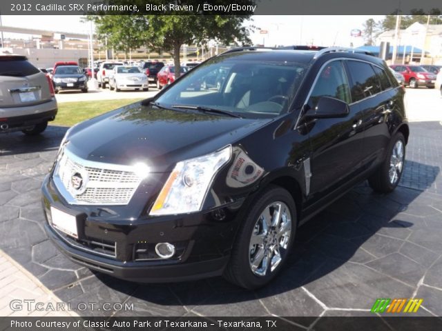 2012 Cadillac SRX Performance in Black Raven