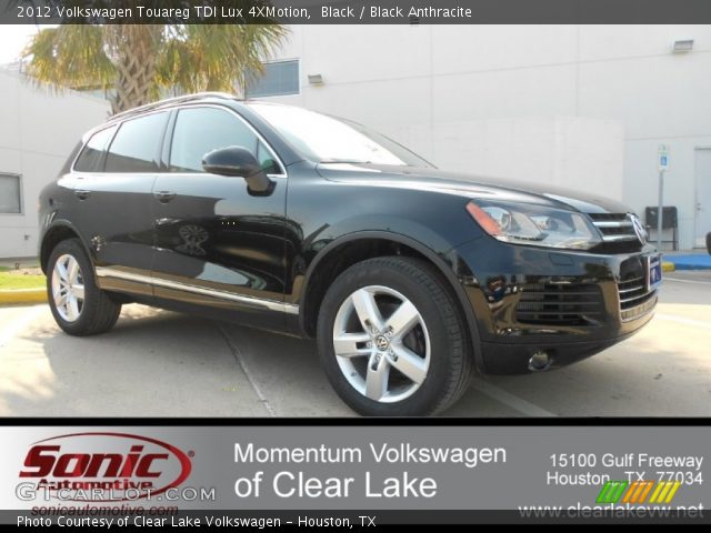 2012 Volkswagen Touareg TDI Lux 4XMotion in Black
