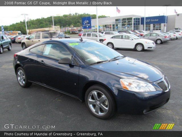 2008 Pontiac G6 GT Coupe in Midnight Blue Metallic