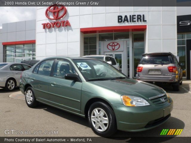 2003 Honda Civic LX Sedan in Galapagos Green