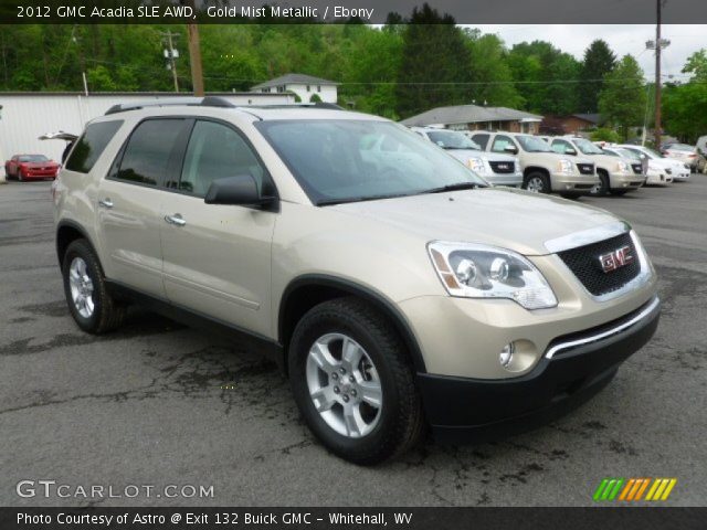 2012 GMC Acadia SLE AWD in Gold Mist Metallic