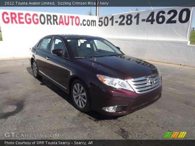 2012 Toyota Avalon Limited in Sizzling Crimson Mica