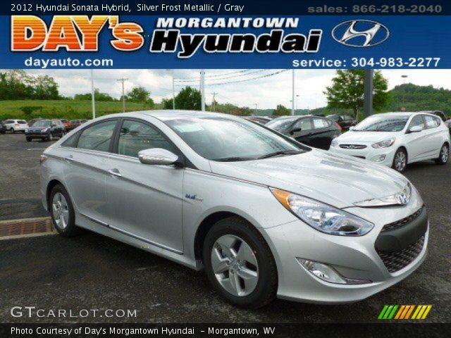 2012 Hyundai Sonata Hybrid in Silver Frost Metallic