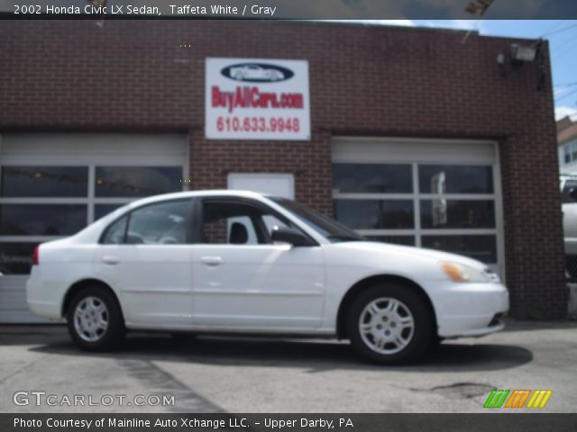 2002 Honda Civic LX Sedan in Taffeta White