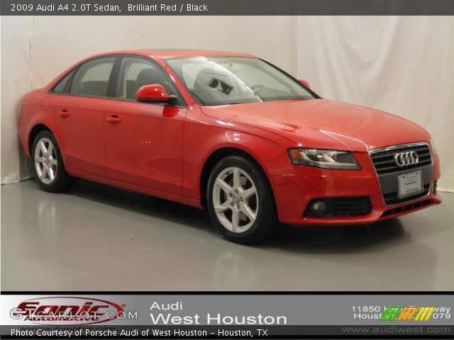 2009 Audi A4 2.0T Sedan in Brilliant Red
