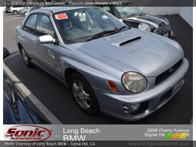 2002 Subaru Impreza WRX Sedan in Platinum Silver Metallic