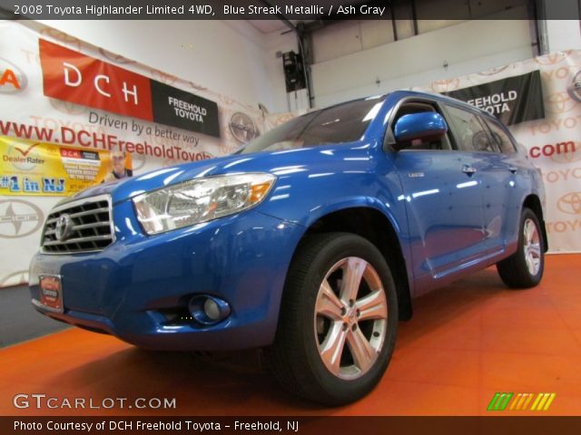 2008 Toyota Highlander Limited 4WD in Blue Streak Metallic