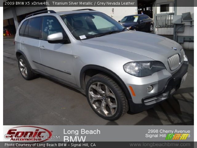 2009 BMW X5 xDrive48i in Titanium Silver Metallic