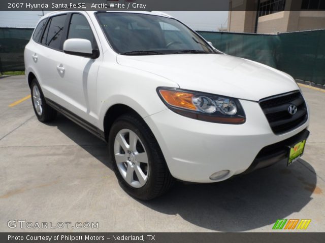 2007 Hyundai Santa Fe SE in Arctic White