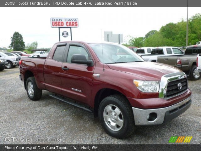 2008 Toyota Tundra SR5 TRD Double Cab 4x4 in Salsa Red Pearl