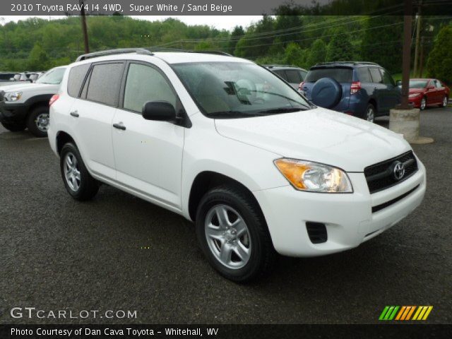 2010 Toyota RAV4 I4 4WD in Super White