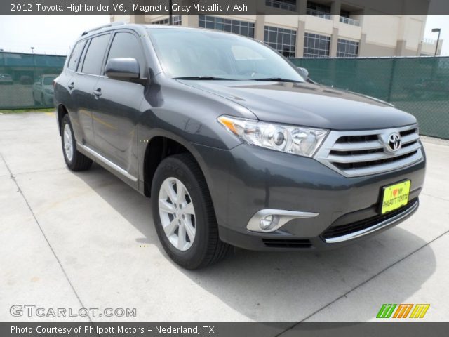 2012 Toyota Highlander V6 in Magnetic Gray Metallic