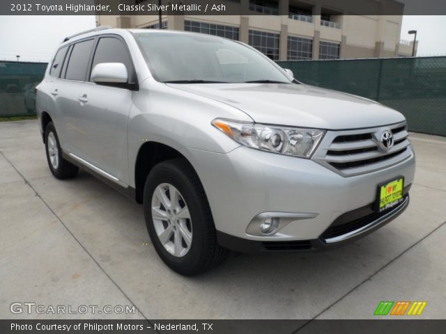 2012 Toyota Highlander  in Classic Silver Metallic