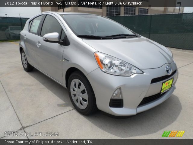 2012 Toyota Prius c Hybrid Two in Classic Silver Metallic