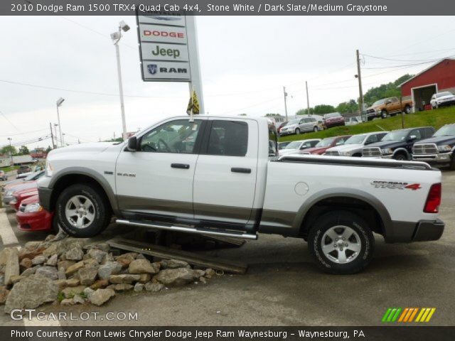 2010 Dodge Ram 1500 TRX4 Quad Cab 4x4 in Stone White