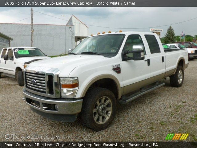 2009 Ford F350 Super Duty Lariat Crew Cab 4x4 in Oxford White