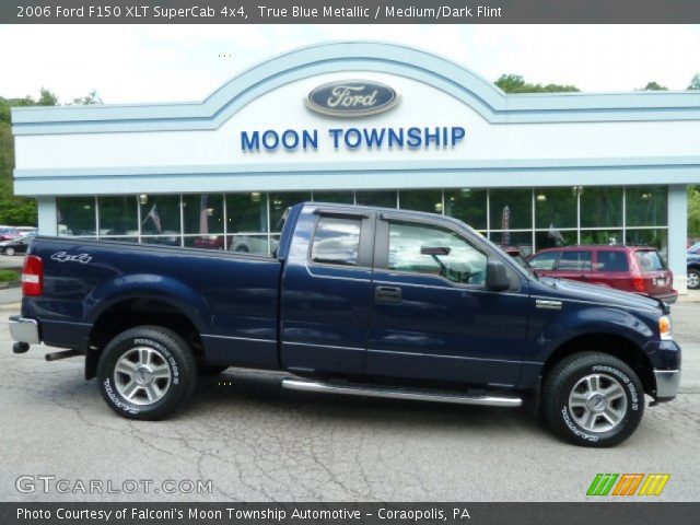 2006 Ford F150 XLT SuperCab 4x4 in True Blue Metallic