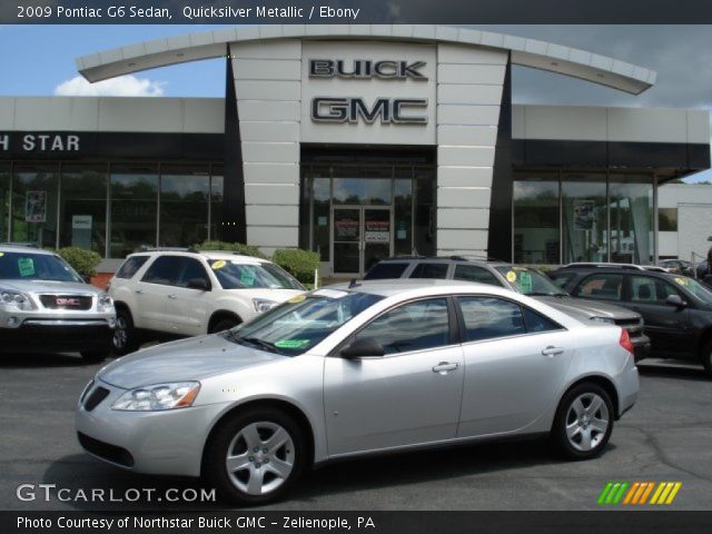 2009 Pontiac G6 Sedan in Quicksilver Metallic