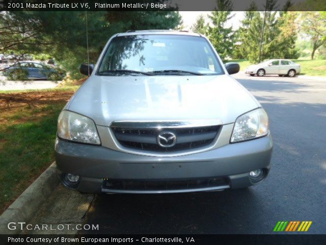 2001 Mazda Tribute LX V6 in Platinum Metallic