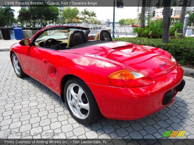 1998 Porsche Boxster  in Guards Red