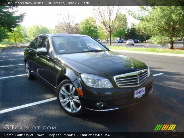2009 Mercedes-Benz C 300 4Matic in Black