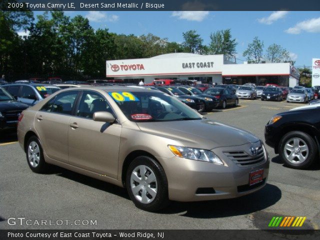 2009 Toyota Camry LE in Desert Sand Metallic