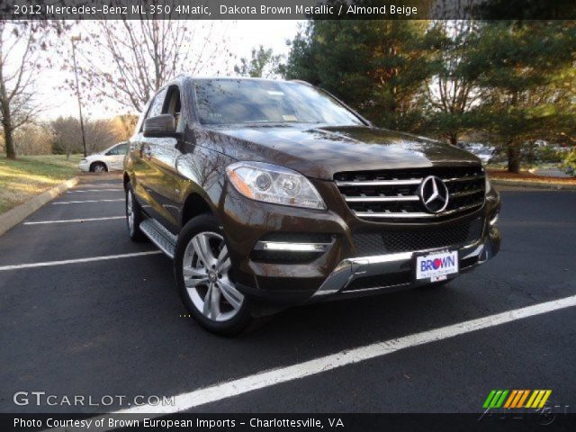 2012 Mercedes-Benz ML 350 4Matic in Dakota Brown Metallic