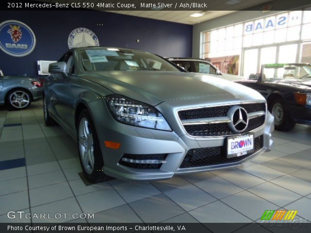2012 Mercedes-Benz CLS 550 4Matic Coupe in Matte Silver