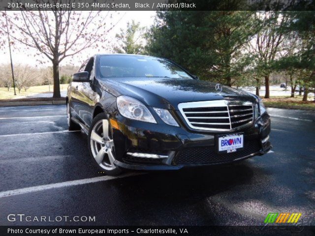 2012 Mercedes-Benz E 350 4Matic Sedan in Black