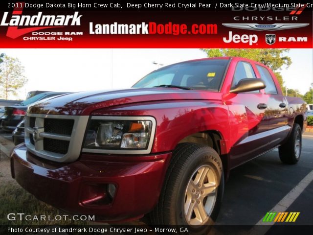 2011 Dodge Dakota Big Horn Crew Cab in Deep Cherry Red Crystal Pearl