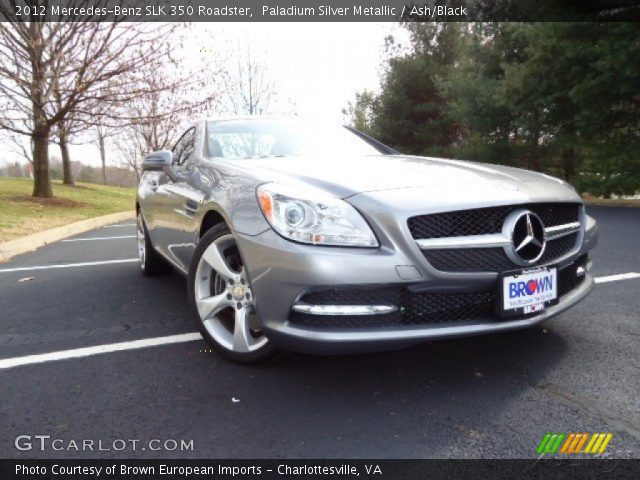 2012 Mercedes-Benz SLK 350 Roadster in Paladium Silver Metallic