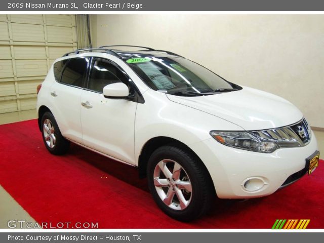 2009 Nissan Murano SL in Glacier Pearl