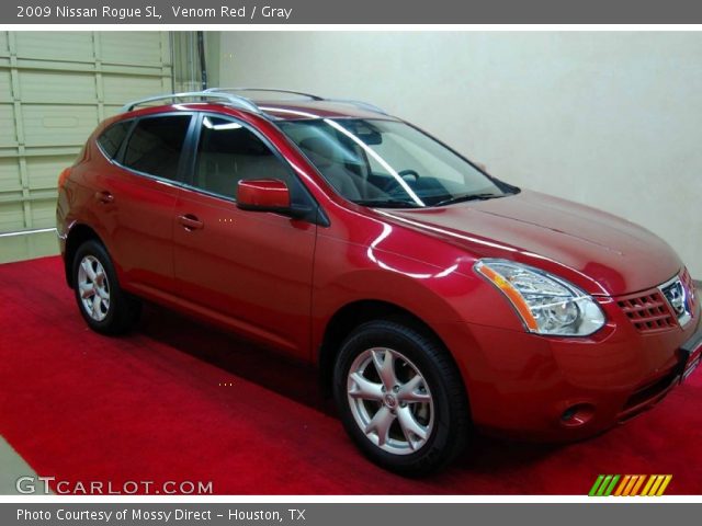 2009 Nissan Rogue SL in Venom Red