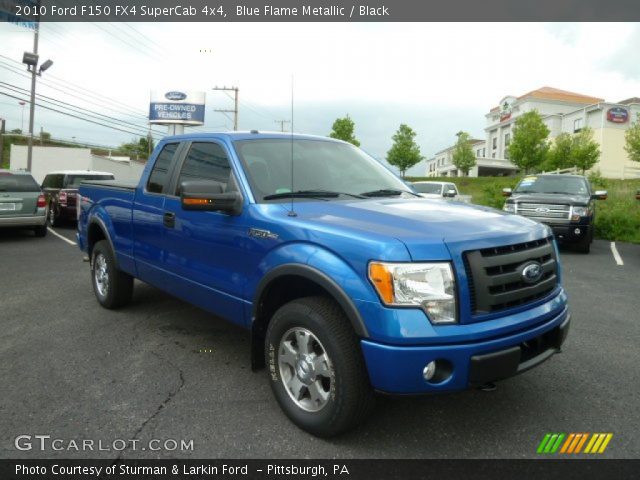 2010 Ford F150 FX4 SuperCab 4x4 in Blue Flame Metallic