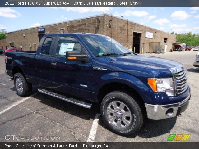 2012 Ford F150 XLT SuperCab 4x4 in Dark Blue Pearl Metallic