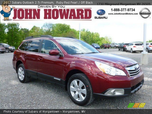 2012 Subaru Outback 2.5i Premium in Ruby Red Pearl