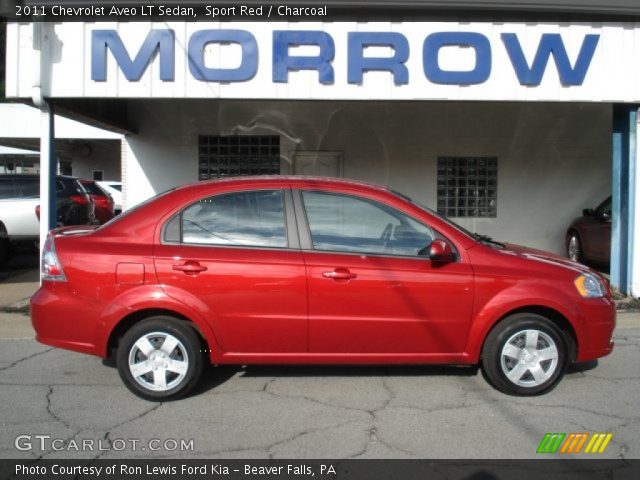 2011 Chevrolet Aveo LT Sedan in Sport Red