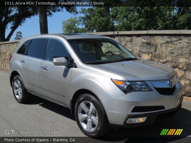2011 Acura MDX Technology in Palladium Metallic