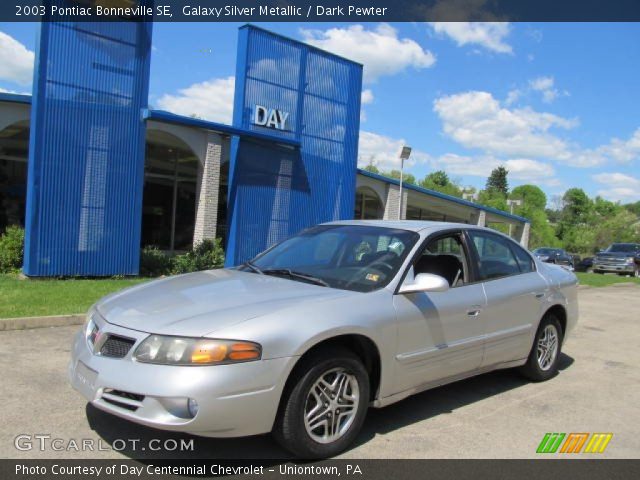 2003 Pontiac Bonneville SE in Galaxy Silver Metallic